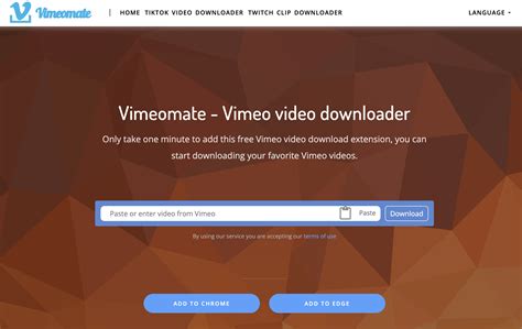 Platform: Chrome. . Simple downloader for vimeo